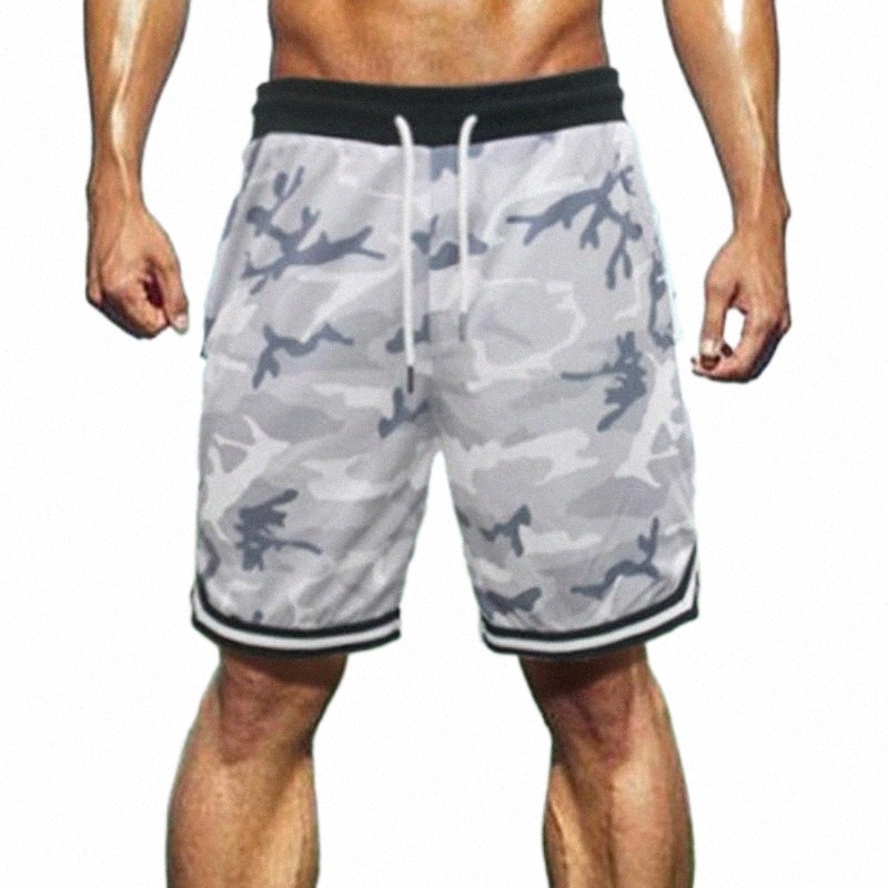 Men's Shorts men's Shorts Fitness Camouflage Design Waist Drawstring Polyester Quick Dry Sports Short Trousers For Outdoor E7lQ#-image-800496475