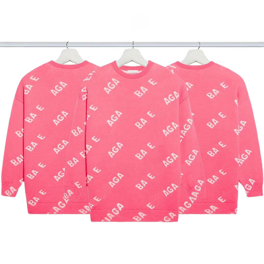 Men's Plus Size Sweaters hoodies in autumn / winter 2022acquard knitting machine e Custom jnlarged detail crew neck cotton Wddf4ef