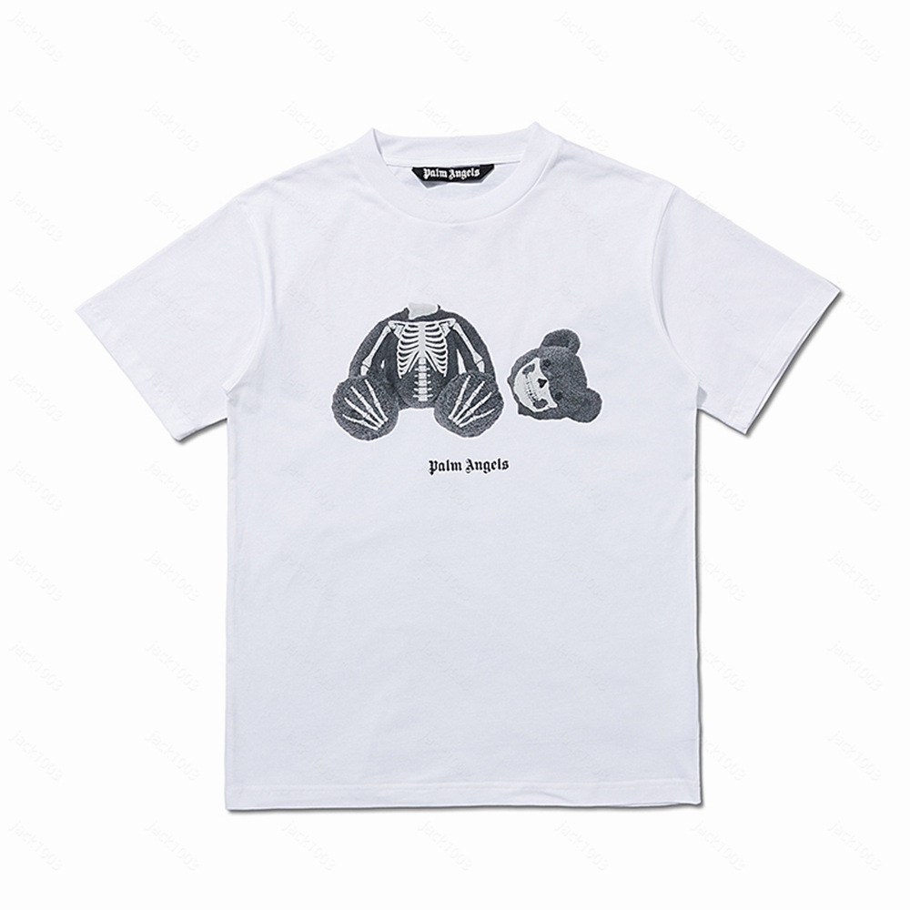 

Palms Angels T Shirts 22SS Letter Logo Loose Casual Unisex Round Neck Short Sleeve Men Women Lovers Style Boyfriend Gift t-shirt 2111 003, 01