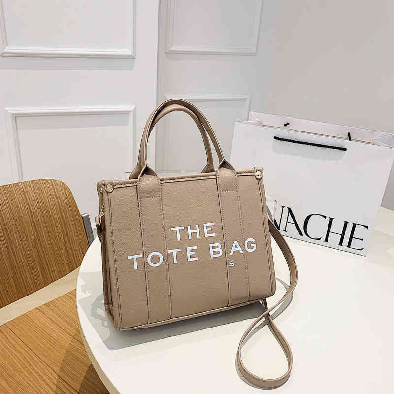 

Totes Marc Tote Bag Designer Bag Women Leather Handbag Fashion Simple Shoulder Wallet Luxurious Shopping Crossbody Bags 220609, Marcbag-red