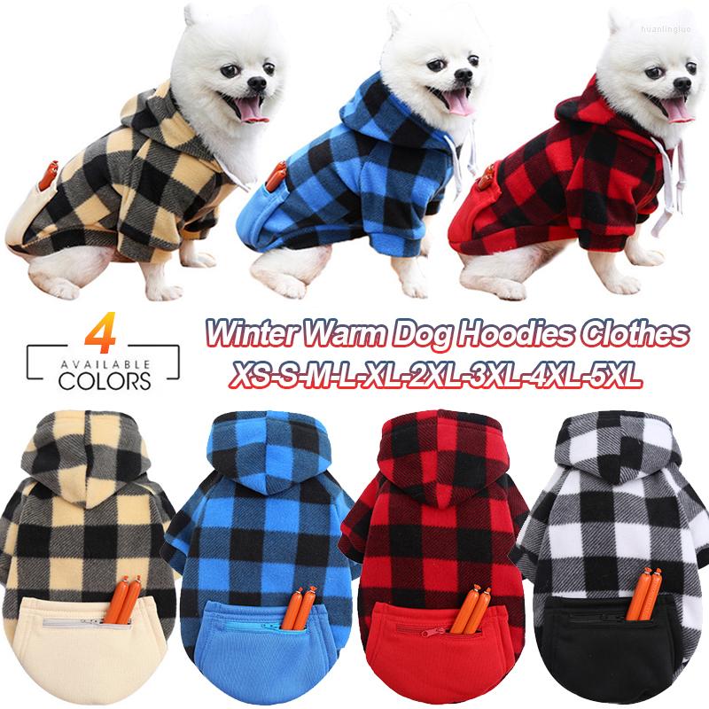 

Dog Apparel Winter Warm Pet Clothes Soft Wool Hoodies Outfit For Small Dogs Chihuahua Pug Sweater Clothing Puppy Cat Coat Jacket, Red