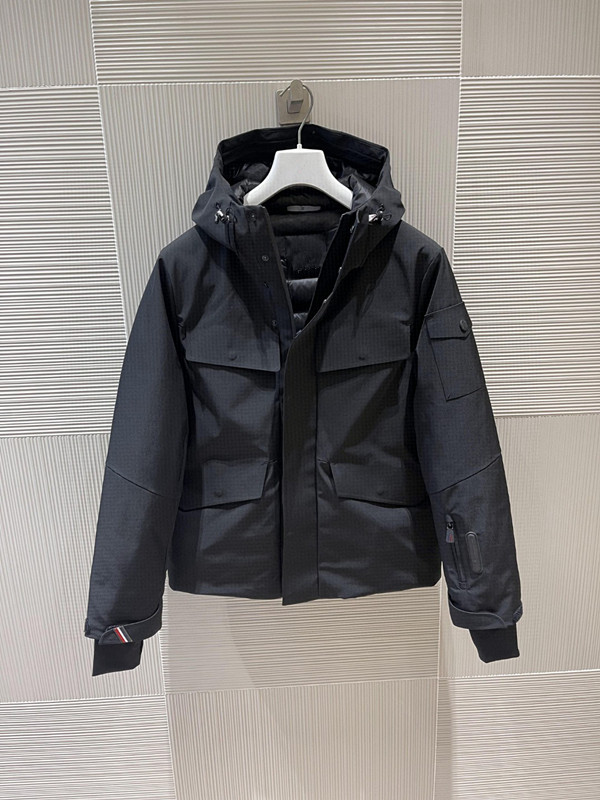 

Luxury France Mens down jacket Letter Monclair Logo Knitted women Parkas Panel Casual coats Bomber jackets Designers Men S Clothing 0014, Black