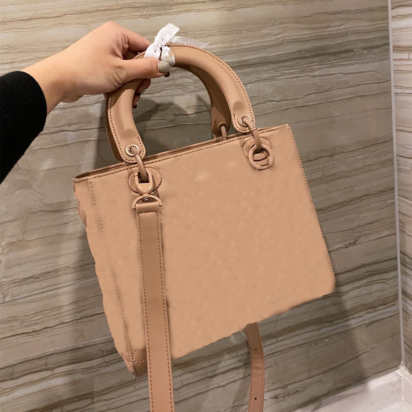 

Women 24cm Matte Grey Shoulder Bags Brand Small Square Big Size Totes Luxurious Designers Qulited Fashion Lady Purse Cross Body Bag Long Straps Black Handbags Tote, Fill price difference