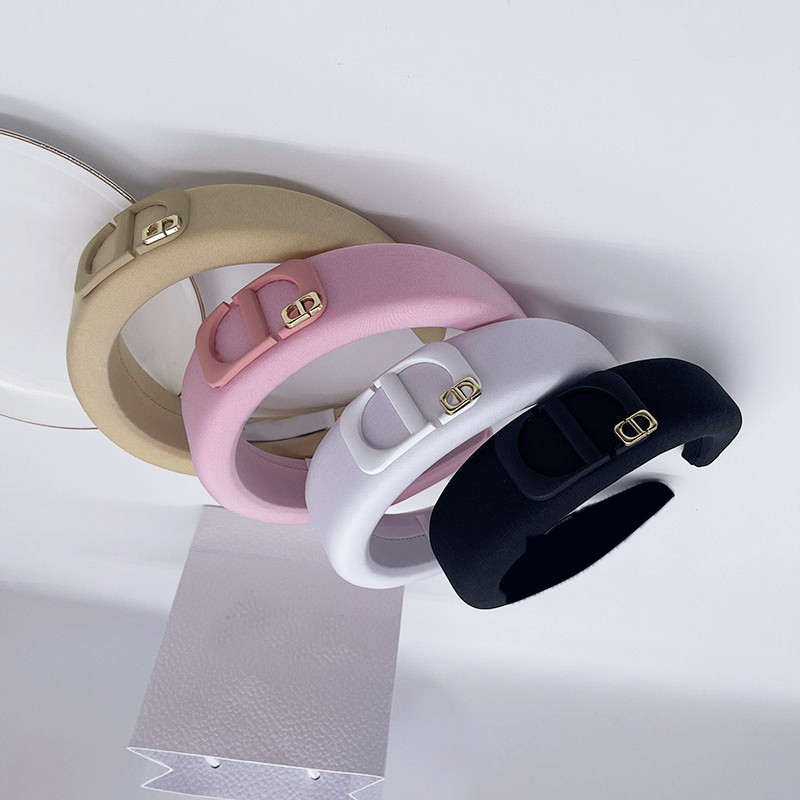 

23ss 20color Brand Designer Letter Leather Headbands Luxury HairHoop Headwear Hair Jewelry for Women Girls Headwrap