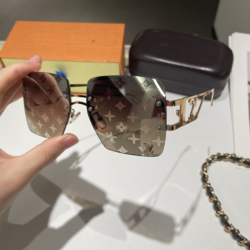

New Arrivals Luxury Designer Sunglasses Fashion Classic Men Women Polarized Eyewear Uv400 Big Square Frame Sun Glasses High Quality With Box