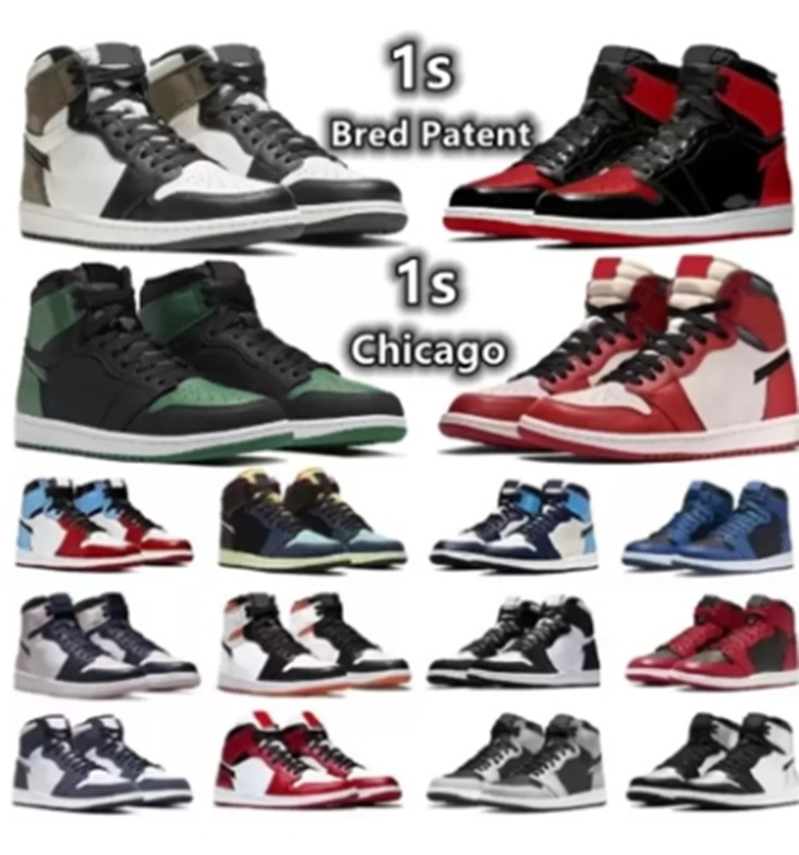 

Jordas Shoes Basketball Shoe Mens Trainer Sport Sneakers Dark Mocha Chicago Air Jordons Jorda J1 Og Mid Air Jorden 1 Jorden1 Jordens