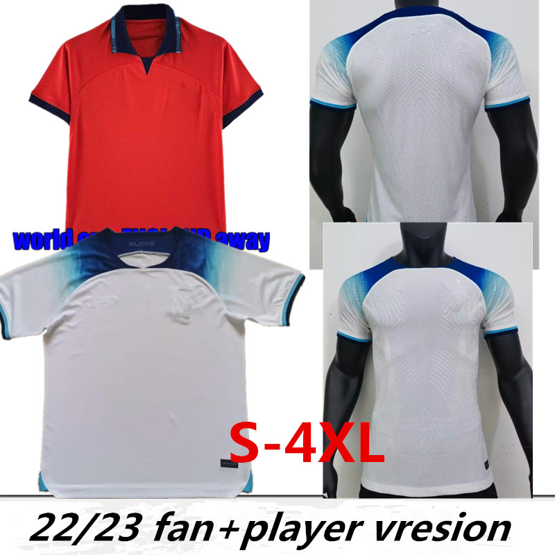 

XXXL 4XL 2022 England MEAD soccer jersey KANE STERLING RASHFORD SANCHO GREALISH MOUNT FODEN SAKA national football shirt men kids kit uniform, Player