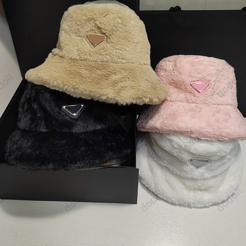 

Designers Terry Hats Fashion Ball Caps For Women Men Classic Triangle Pattern Hats Elegant Woman Plush Hat Unisex Cap, Pink