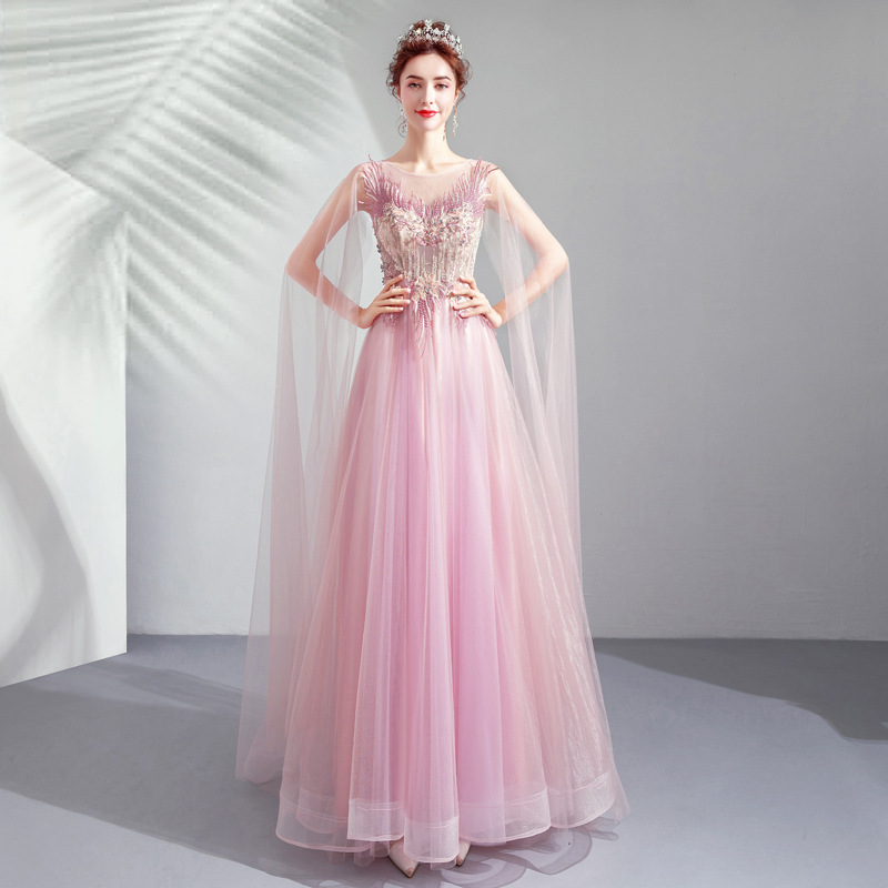 2023 robes de soirée femmes perlées robe formelle robes de soirée dentelle fleurs fête bal porter