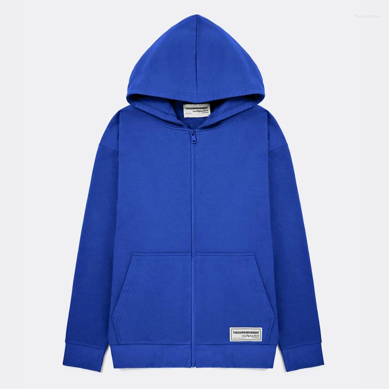 Women's Hoodies TGM Lightweight Zipped For Women Long Sleeve Tops Hooded Jackets Lounge Oversized Sweatshirts Unisex Clothing Outwear