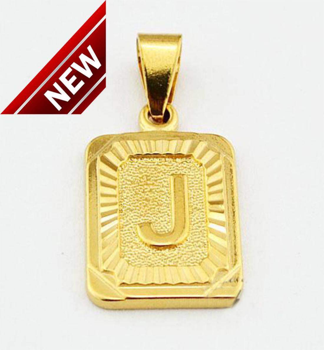 

Necklace AZ 26 Initial Letter Pendant strings Necklaces Rust Steel Real Gold Letters Combination Name Men and Women Pendants