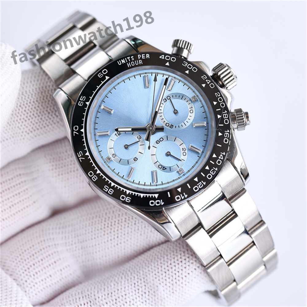 

Watch with rubber strap Fashion Style 2813 Automatic Movement Watches Full Stainless Steel Sports 40mm Men Watchs luminous Wristwatch Luxury strap jason007, Tool