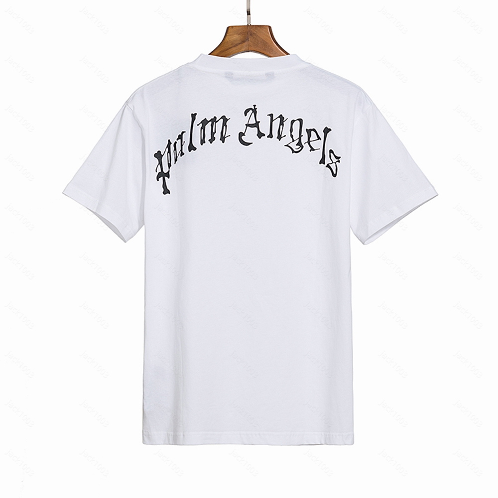 

Palms Angels T Shirts 22SS Letter Logo Loose Casual Unisex Round Neck Short Sleeve Men Women Lovers Style Boyfriend Gift t-shirt 2111 05, 01