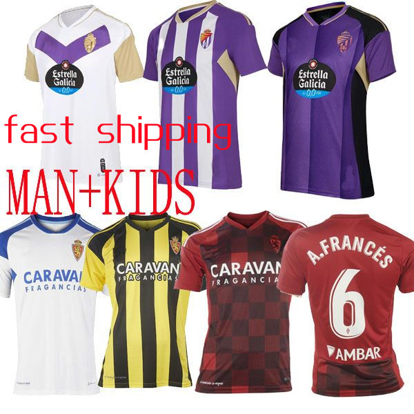 

22 23 Zaragoza Valladolid Soccer fans tops Real jerseys FRAN GAMEZ 2022 POMBO KAGAWA Football shirts KIDS away camiseta Weissman FEDE Sergi Guardiola oscar, Postage