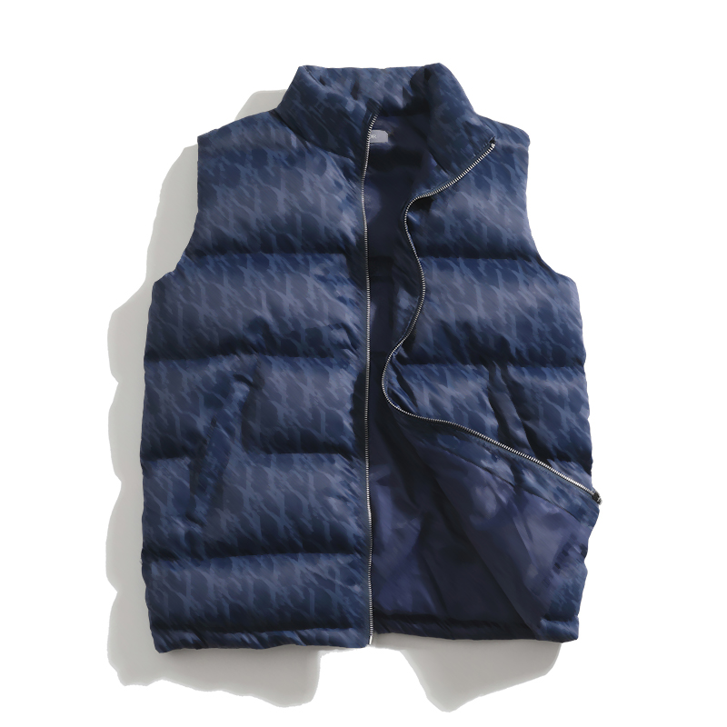 Mens No hat Sleeveless Vests Cotton-Padded Autumn Winter Casual Coats Male Waistcoat bodywarmer down vest