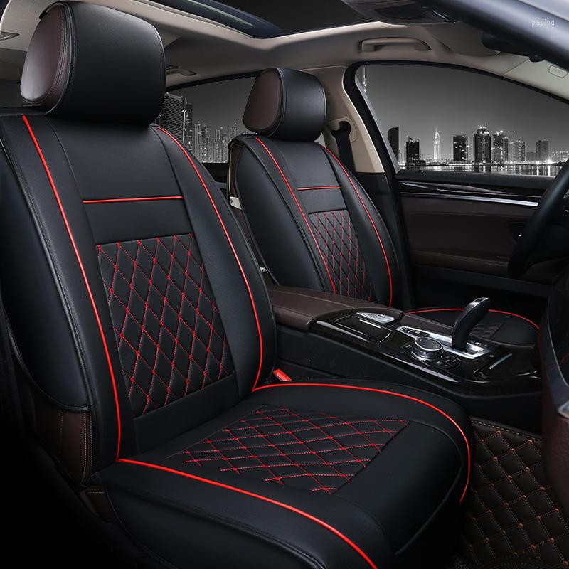 Ensemble de housses de siège de voiture universelles en cuir PU, qualité imperméable, protection Automobile, accessoires d'intérieur pour voiture