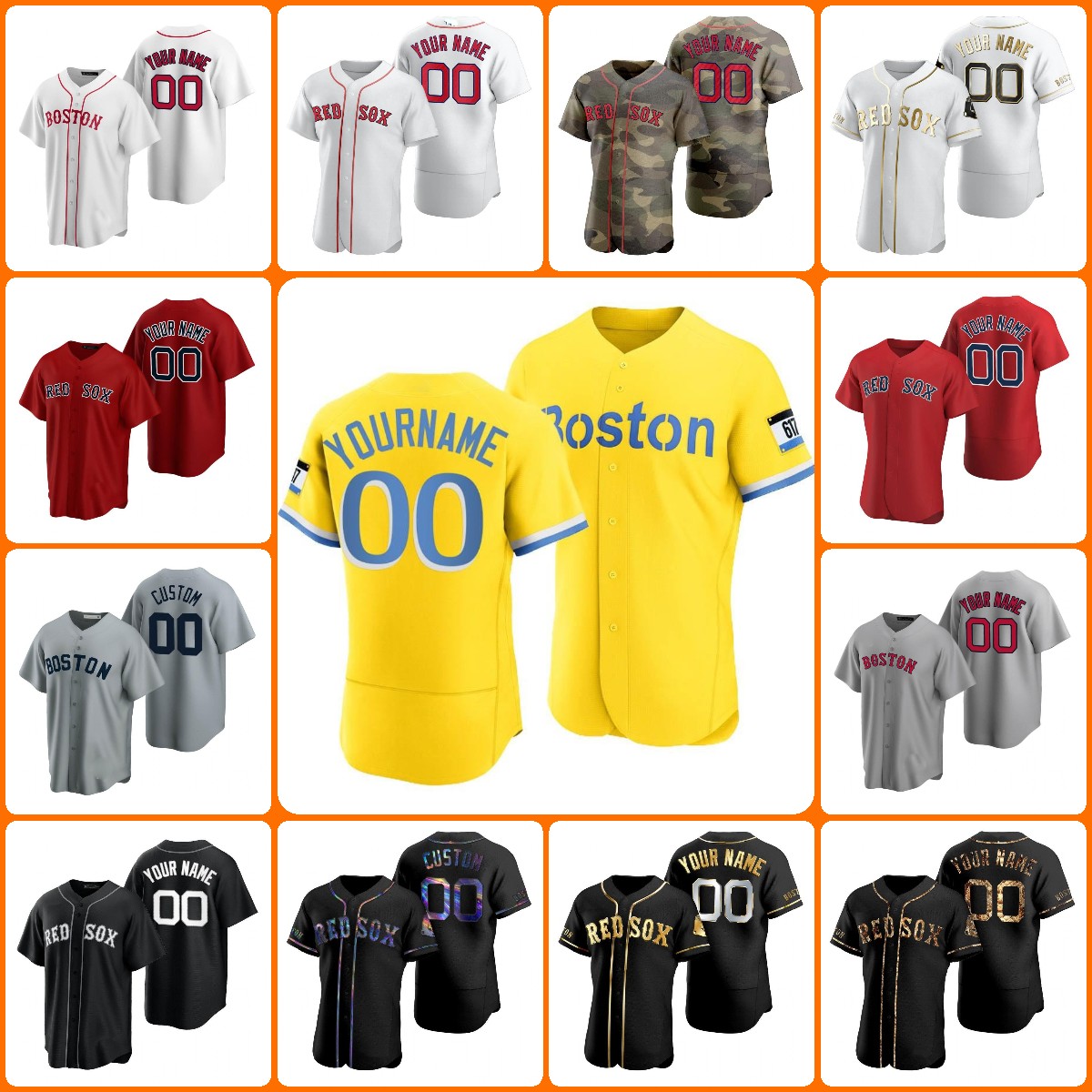

Baseball Jersey Wholesale Custom -3XL Boston''Red Sox''MEN WOMEN YOUTH Custom Limited Jersey