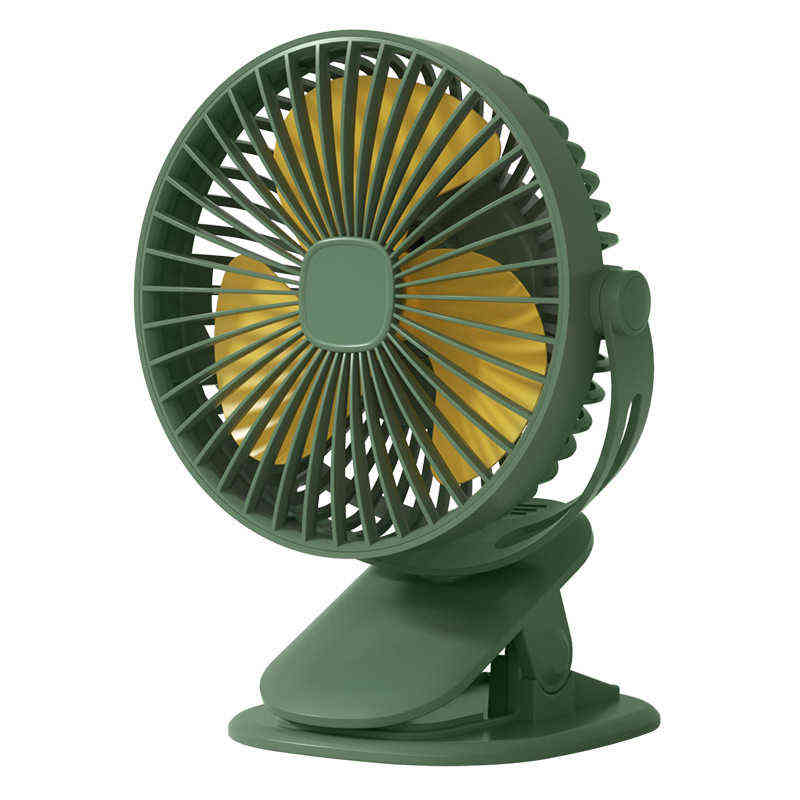 Electric Fans 3 Gear Portable Fan Rechargeable Mini Folding Telescopic Floor Low Noise Summer Fan Cooling For Household Bedroom Office Desktop T2-image-800521377