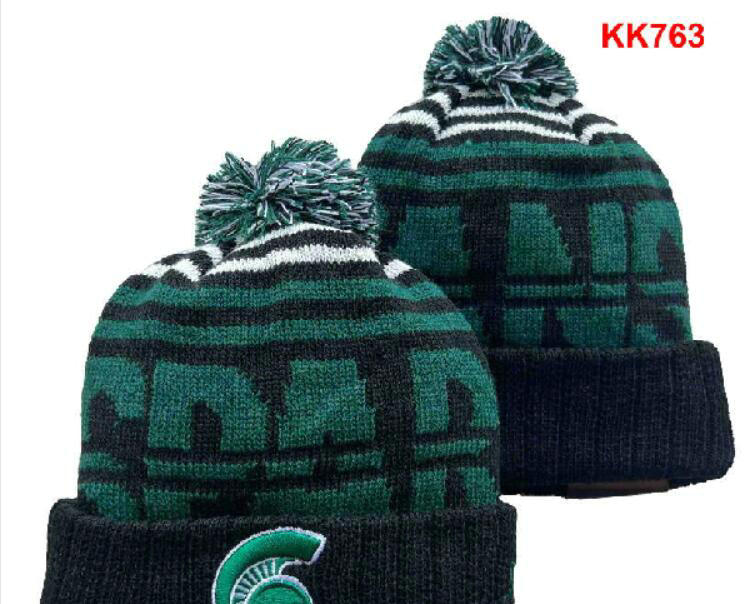 

Michigan Beanie North American Baseball NCAA Team Side Patch Winter Wool Sport Knit Hat Skull Caps