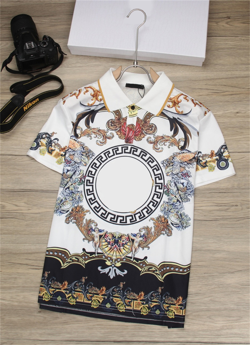 

Mens Polo Shirt Designer Man Fashion Horse T Shirts Casual Men Golf Summer Polos Shirt Embroidery High Street Trend Top Tee tl06