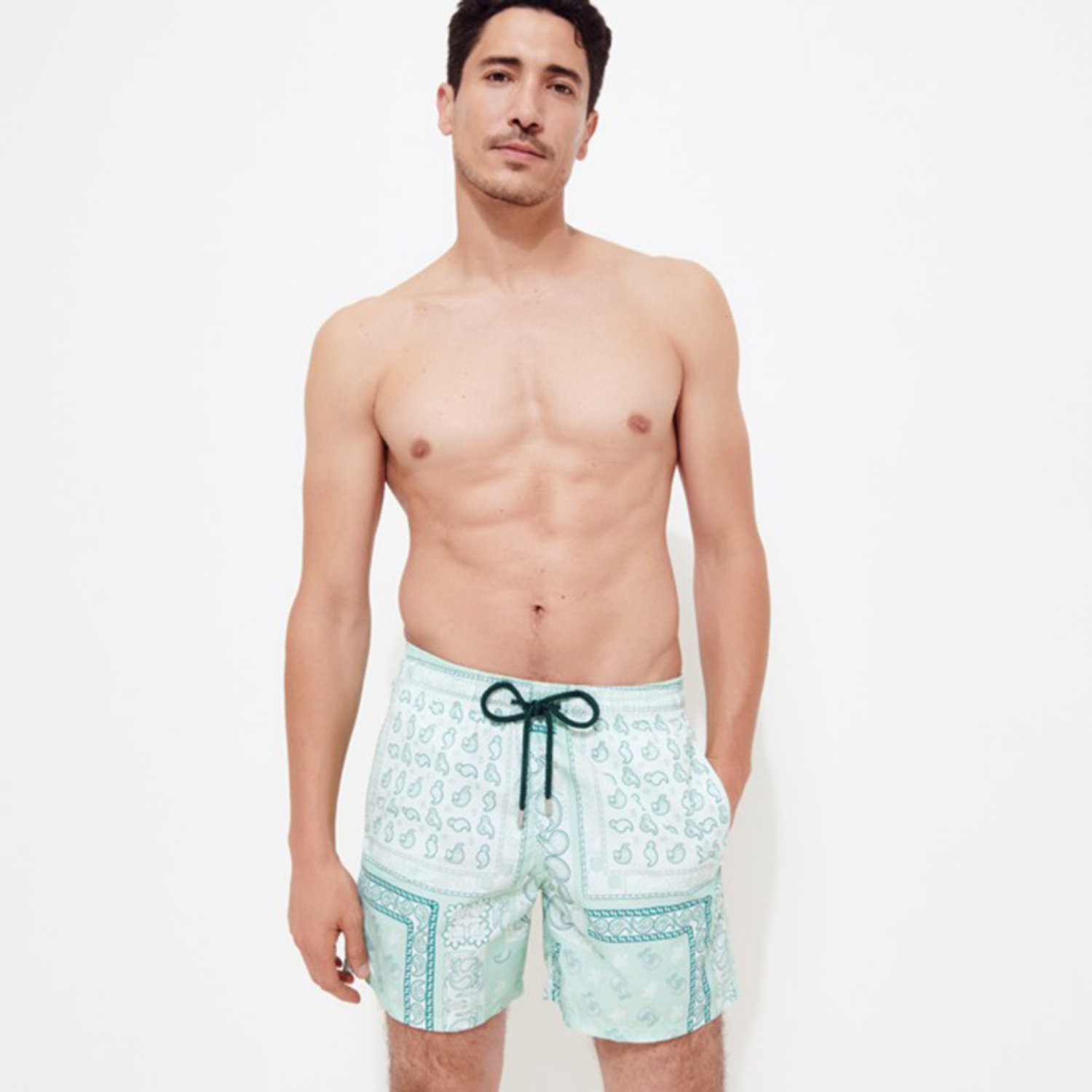 Vilebre Men's Shorts Men de maillot de bain Herringbones Turtles Summer Pantal