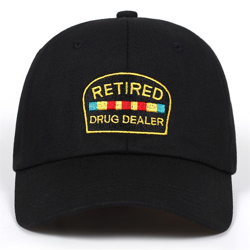 

Retired Drug Dealer Hat Dad Hat Cotton Baseball Cap Style Low Profile Golf Cap Hats Men Women Snapback Hip Hop Garros281Q, Red
