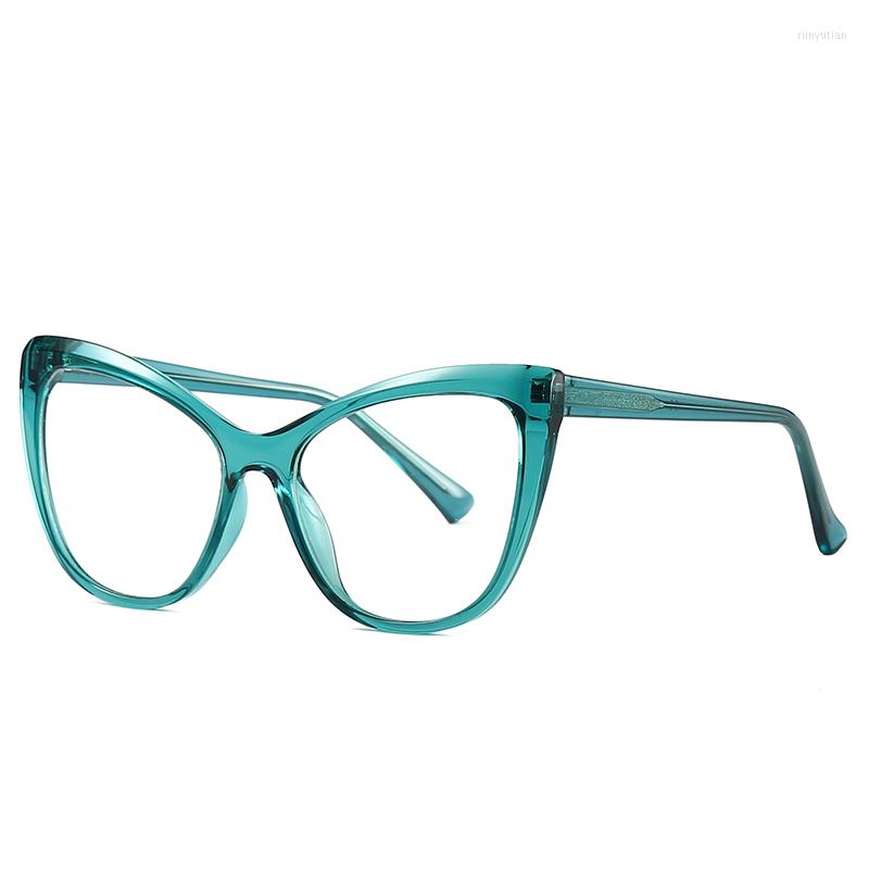 

Sunglasses Fashion Design Oversize Cat Eye Shape TR90 Optical Frame Anti Blue Light Glasses Ready To Ship