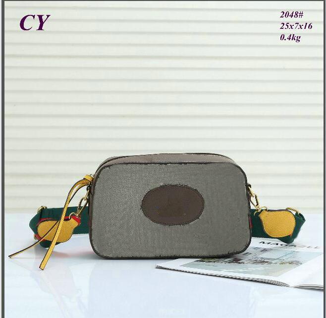 

Designers bag Leather handbags Women Fashion Chain female Crossbody handbag Tote Shoulder Vintage bags Wallet Purses 2048#25cm, Brown