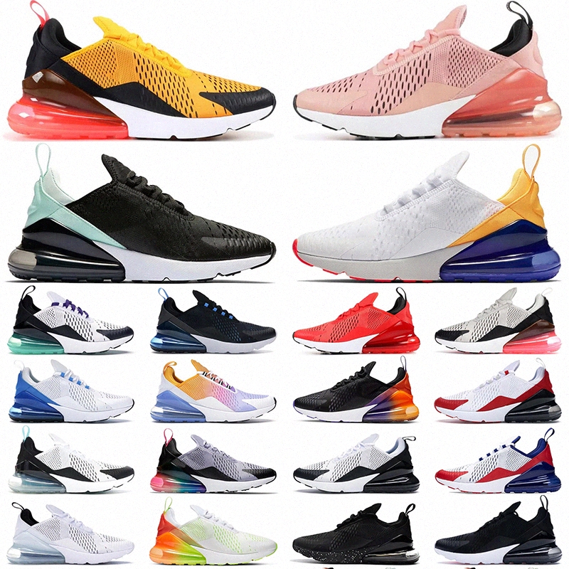 

Men 270s 27O React Running Shoes 27C 2.0 Triple Black White Cactus Pack Total Orange Volt Pure Platinum UNC Women Breathable 270 27s Sports Trainers sneakers size 36-45, I need to see other products