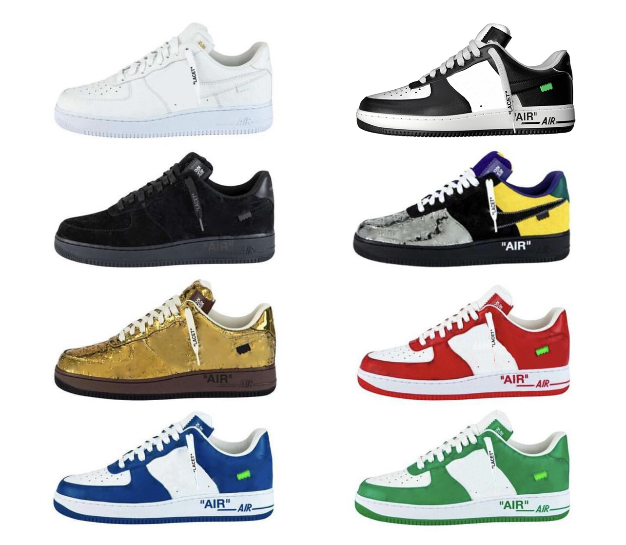 

Designer 1 Low Monogram Brown Leather Shoes Luxury Classic White Black Yellow Red Orange Blue Green Purple Men Women With Original Box Walking Jogging Trainers, 14