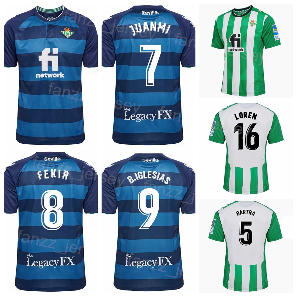 

2022-2023 Soccer Real Betis 8 Nabil Fekir Jerseys 12 Willian Jose 4 Paul Akouokou 16 German Pezzella 3 Edgar Gonzalez 9 Borja Iglesias Team Football Shirt Kits Club, Green