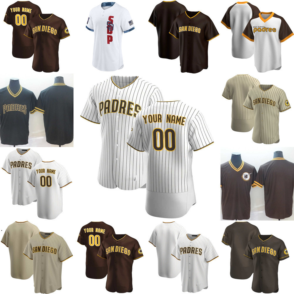 

Custom Jersey Mens women Youth San Diego''Padres''33 Mark Melancon 50 Adrian Morejon 4 Wil Myers 26 Austin Nola Baseball Jerseys, Color