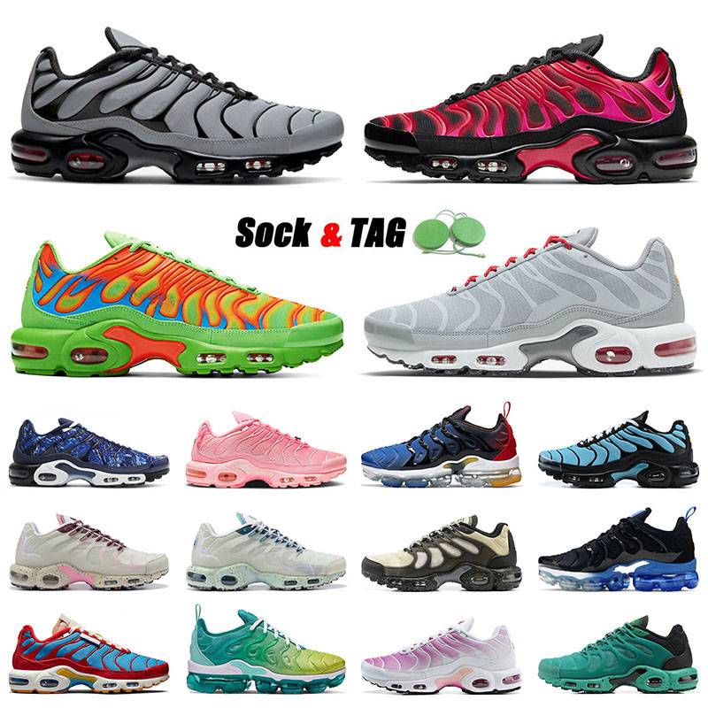 

Tn plus sneaker men women running shoes vapourmax plus tns Bleached Aqua Grey Red Combo University Blue Triple Balck White Terrascapt Mint Green Tan Burgundy Trainer, T23 36-40 rainbow