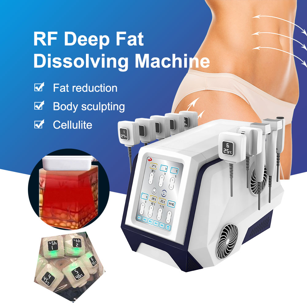 10 Handle Slimming Machine Monopolar Radio Frequency RF 2mhz Hot Sculpture Body Sculpting Fat Dissolving Fat Loss Face Lifting Equipment-image-800880713