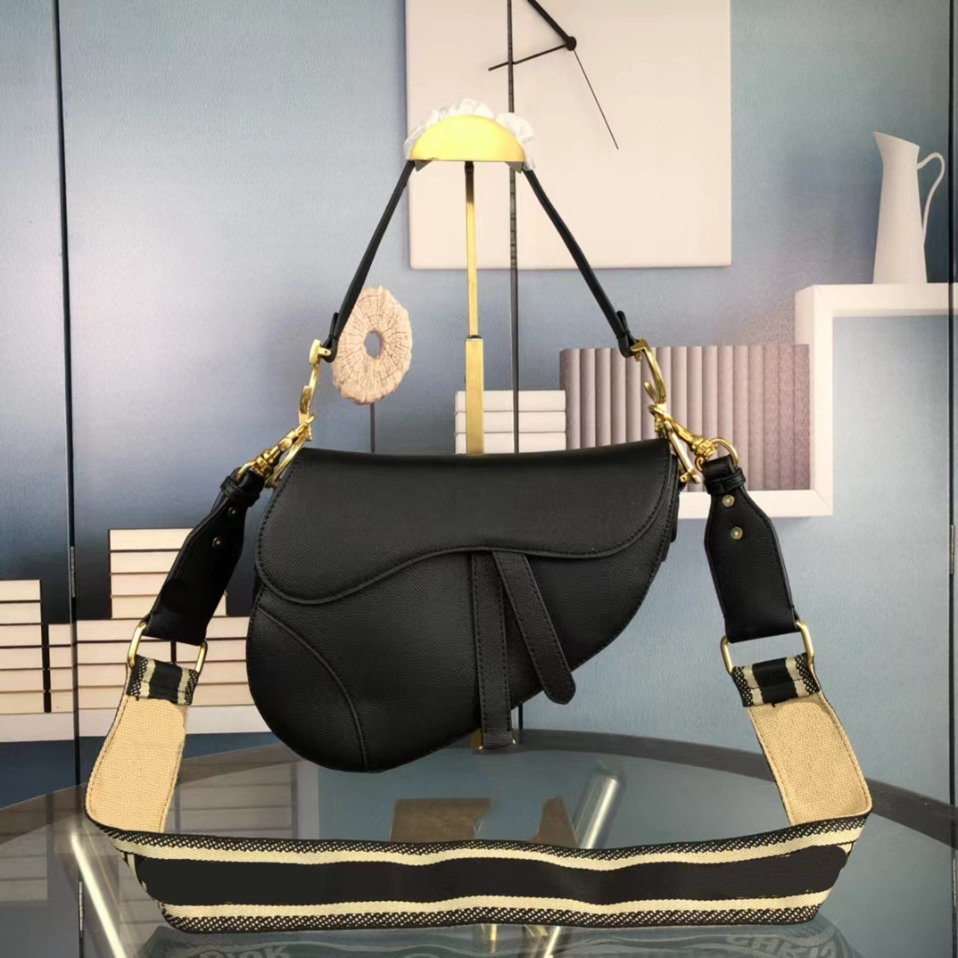 2022 High Quality Newest Designer Bags Ladies Luxury Multi color Leather Saddles Handbags Ladies Crossbody One Shoulder Evening Bag