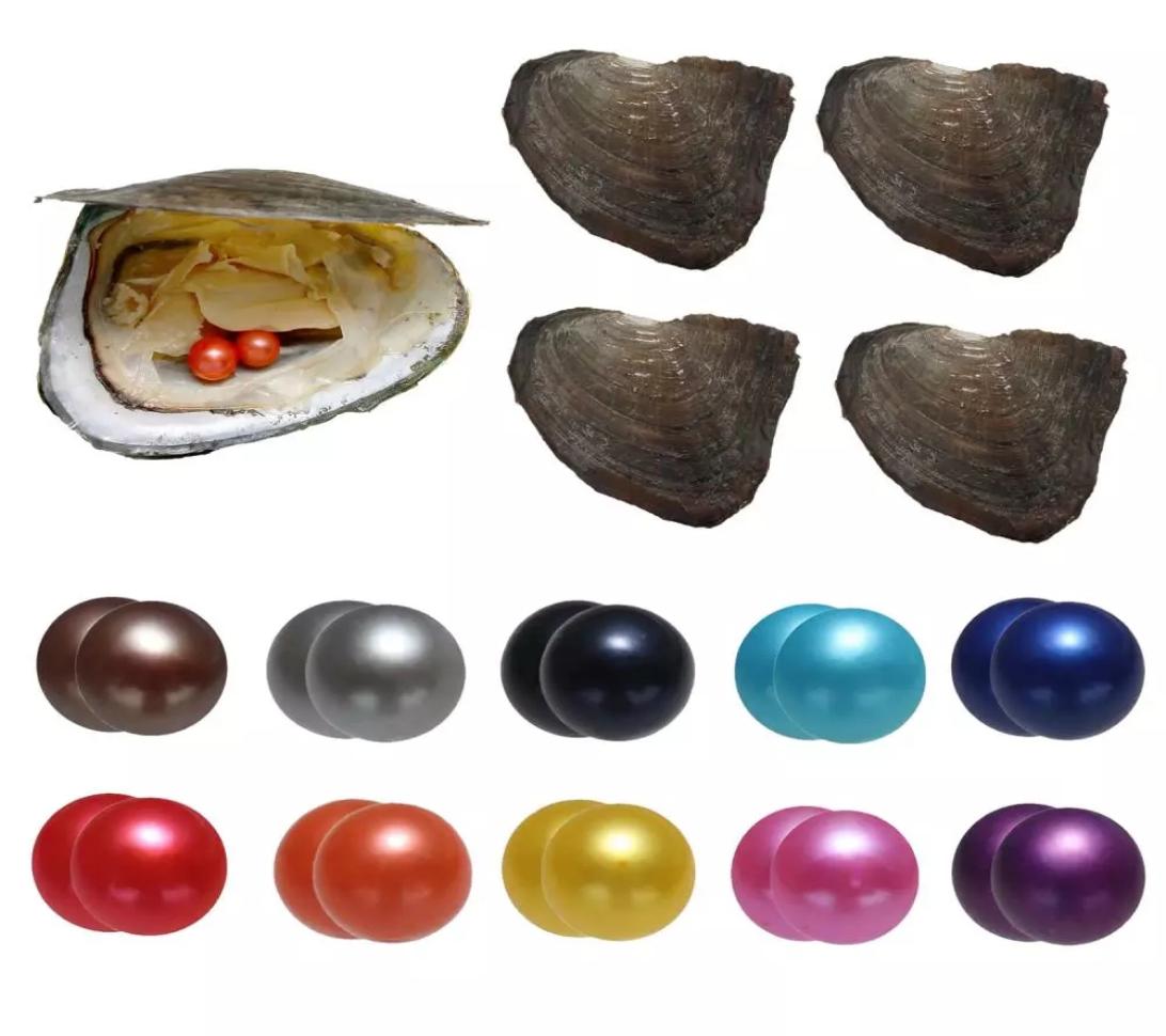 

2021 Akoya 67mm Round Twins Pearl Variety Good Of Color Love Wish Pearl Freshwater Oysters Individually Vacuum Pack Fashion Gift