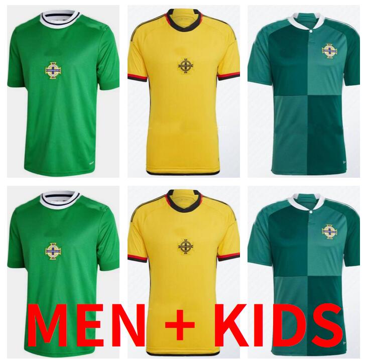 

2022 northern Ireland soccer jerseys men kids kit women uniform 2023 MAGENNIS LAFFERTY 22 23 football shirt home away MCNAIR JONES EVANS maillot national team