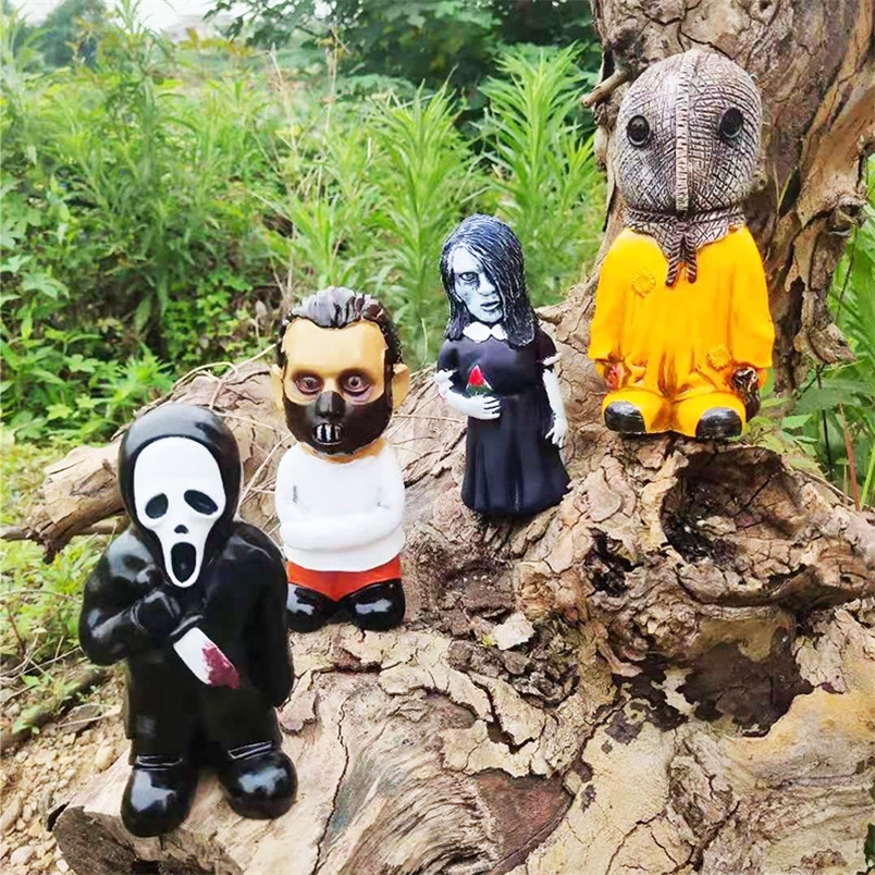 

Halloween Toys Horror movie zombie dwarf sculpture halloween decoration resin crafts ornaments outdoor courtyard garden ornaments 220908