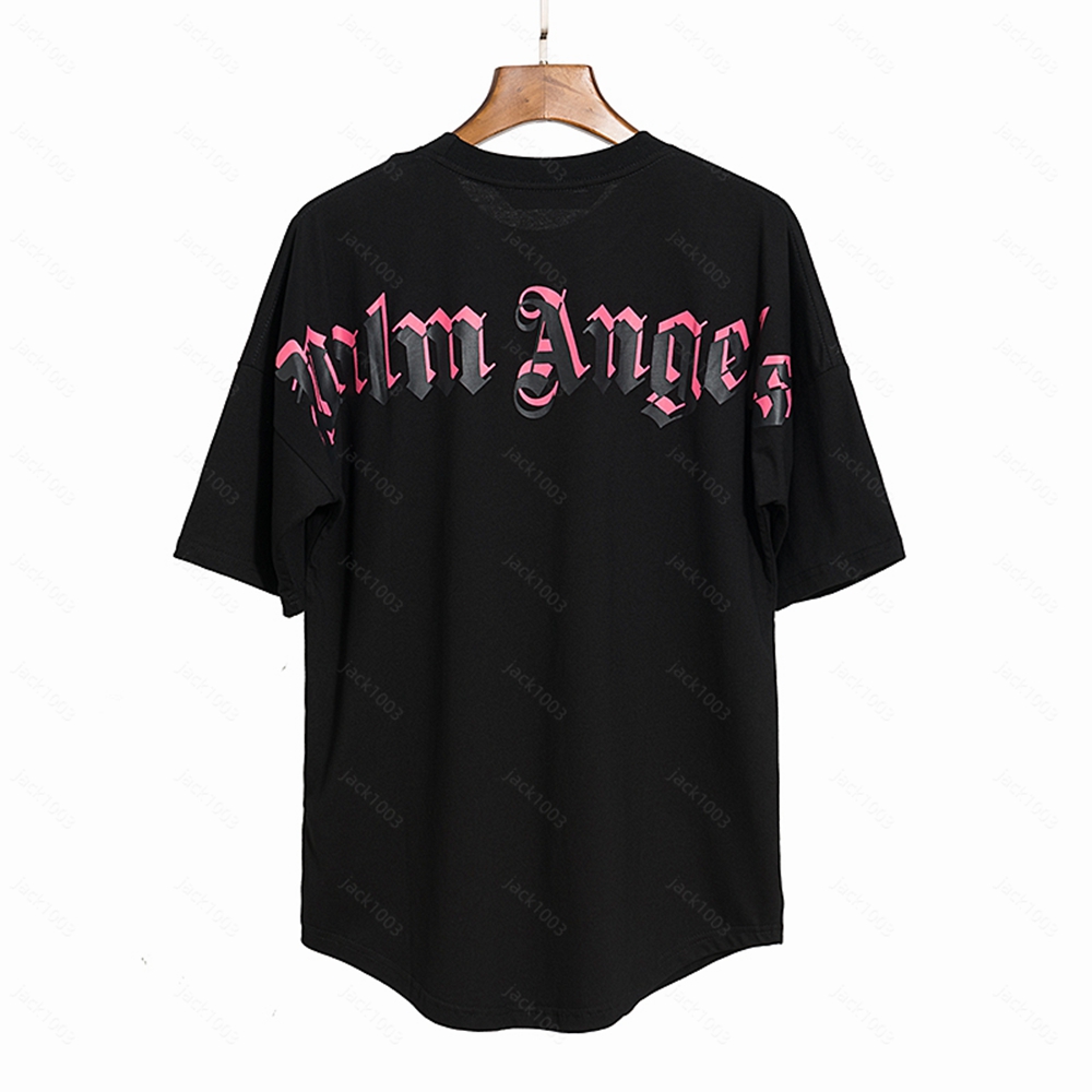

Palms Angels T Shirts 22SS Letter Logo Loose Casual Unisex Round Neck Short Sleeve Men Women Lovers Style Boyfriend Gift t-shirt 2150 05, 01