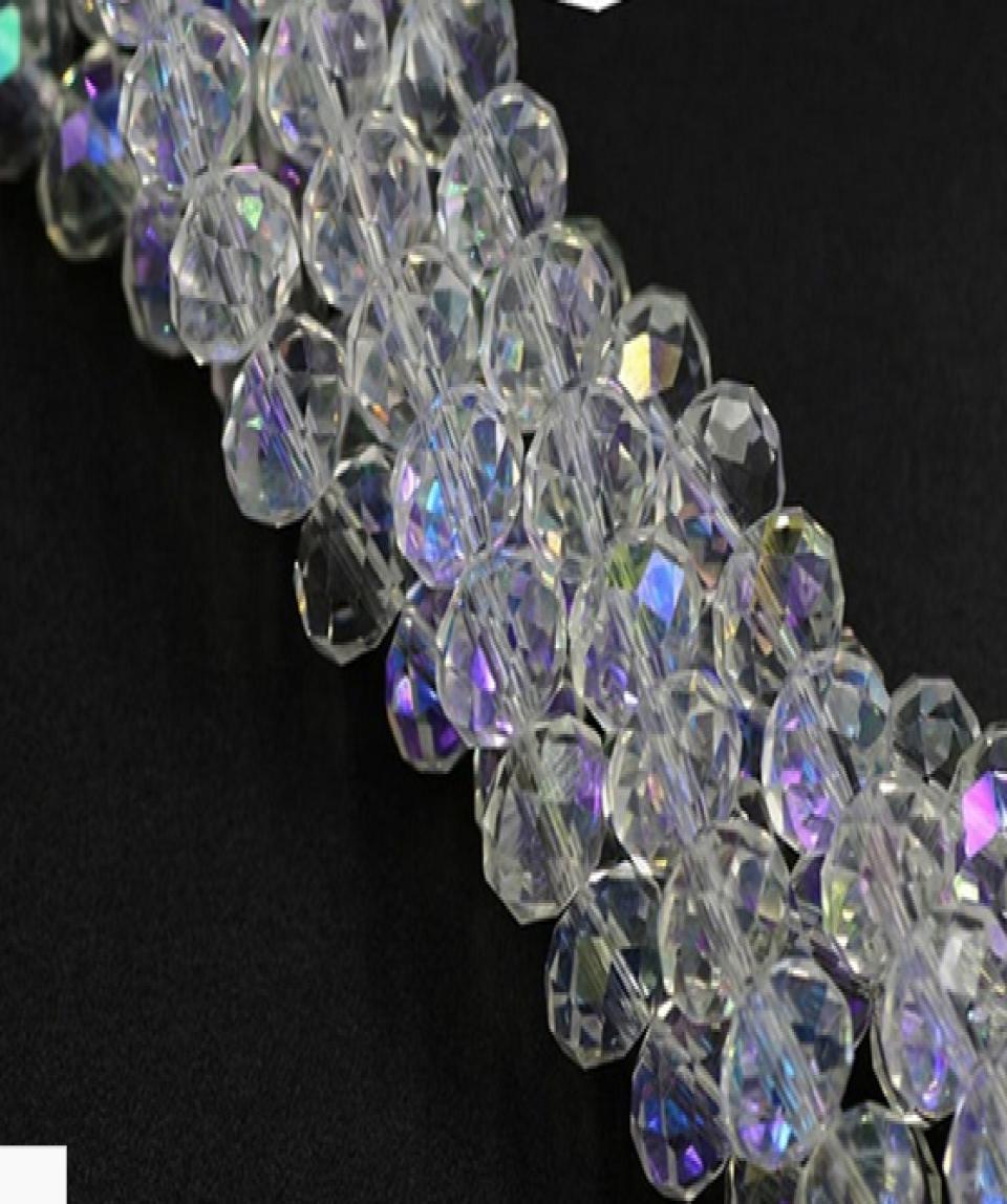 

300pcs AB Colorglass ball round crystal beads Loose beads For Jewelry Makin