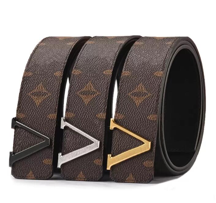 

2022 Mens Belts Jeans Luxury Belt Womens Fashion Classic Cowhide Waistband Many Color Letter Smooth Buckle width 3.8cm 123, No box