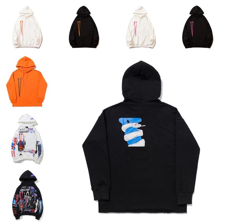 

Loose Designer men hoodies vlone long sleevve pullover sweatshirts mens hoo, Hi