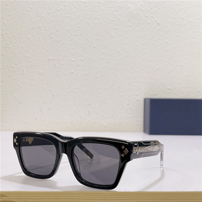 New fashion design sunglasses DIAMOND S2I square plate frame full of individual style popular simple outdoor uv400 protection glas