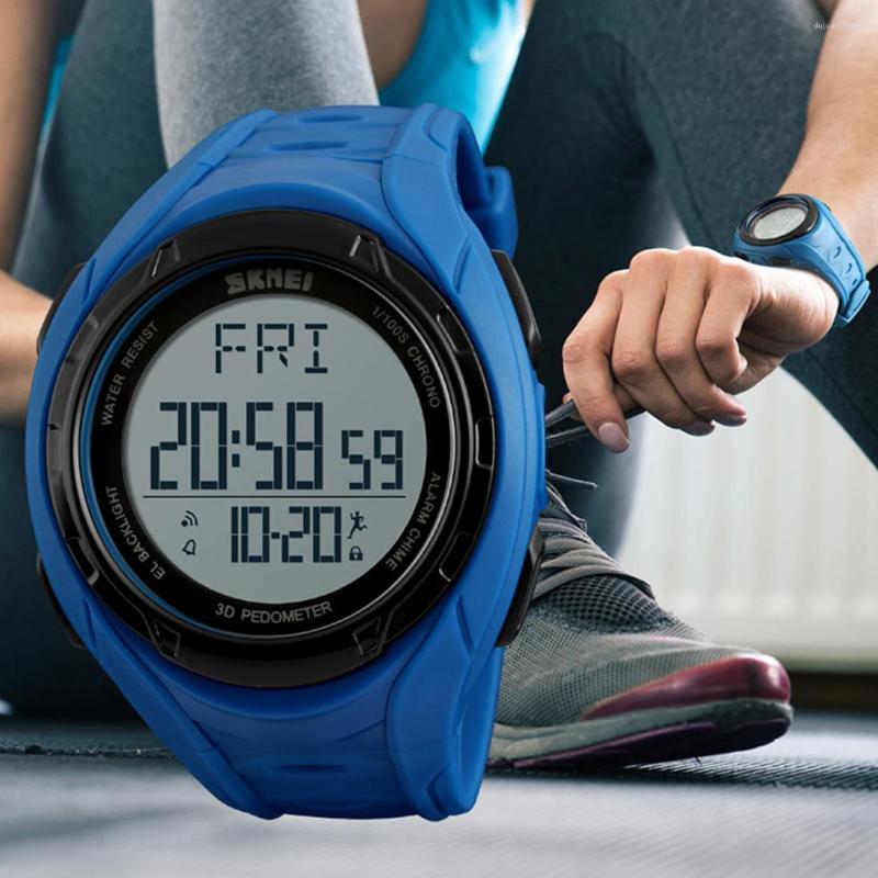 

Wristwatches Men Watches 2022 Fashion LED Digital Military Watch 30M Waterproof Sports Outdoor Relogio Masculino, Gray