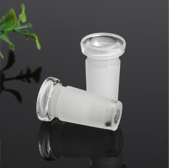 

Hookahs Converter Glass Down Stem Pipe Accessories Adapter 18mm Male to 14mm Female Reducer Connector Ash Catcher Slit Diffuser for Bongs Water