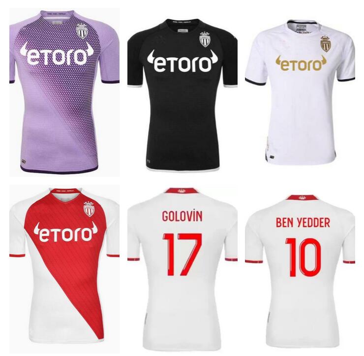 22 23 Monaco domicile quatrième maillots de football AWAY yakuda Dropshipping accepté WEAR Ben Yedder Boadu Jean Lucas # 11 maillots de football