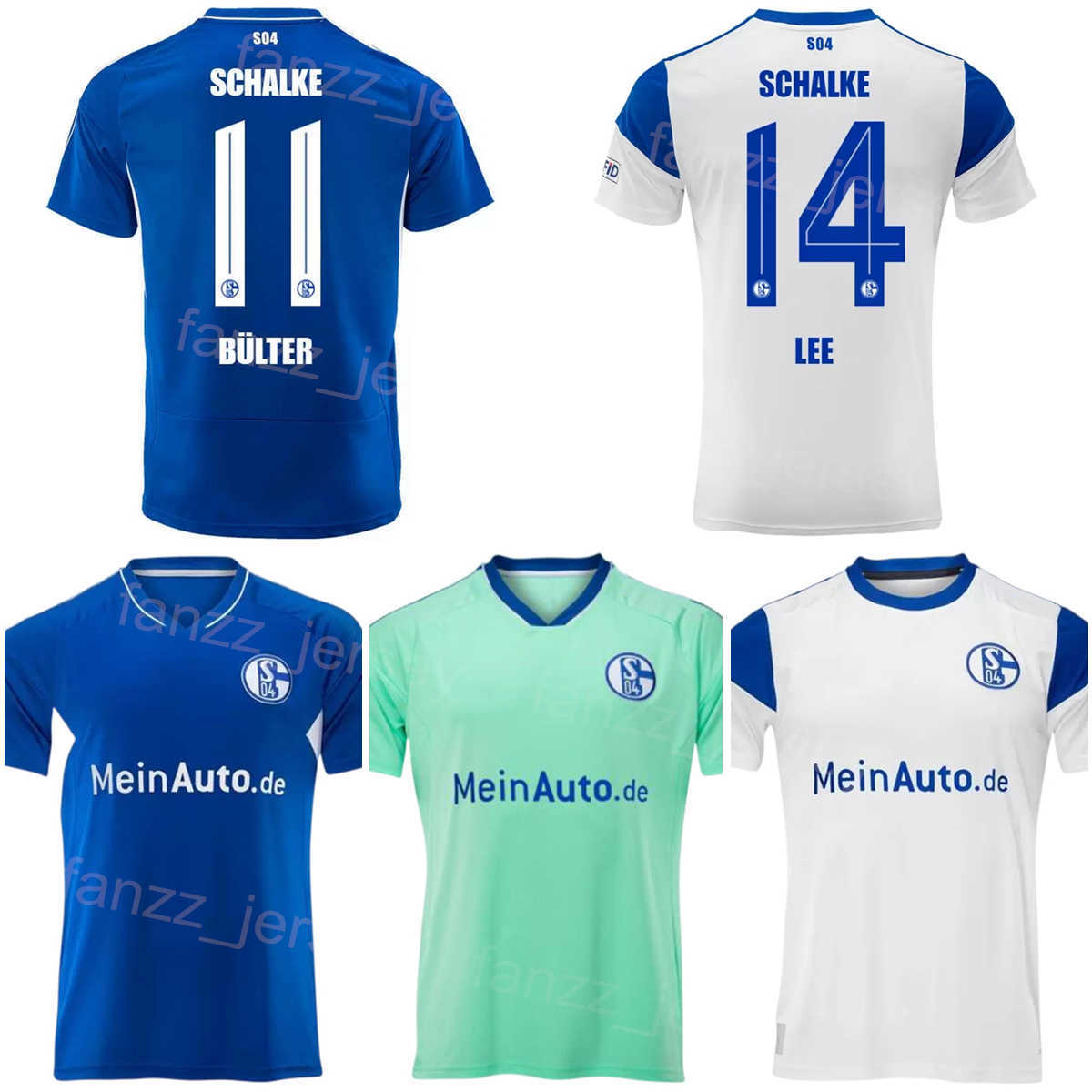 

22-23 Club Schalke 04 13 SCHWOLOW Soccer Jersey 4 YOSHIDA 2 OUWEJAN 30 KRAL 6 KRAUSS 9 TERODDE 40 POLTER 11 BULTER 10 ZALAZAR 27 BRUNNER Football Shirt Kits Sport Uniform, White