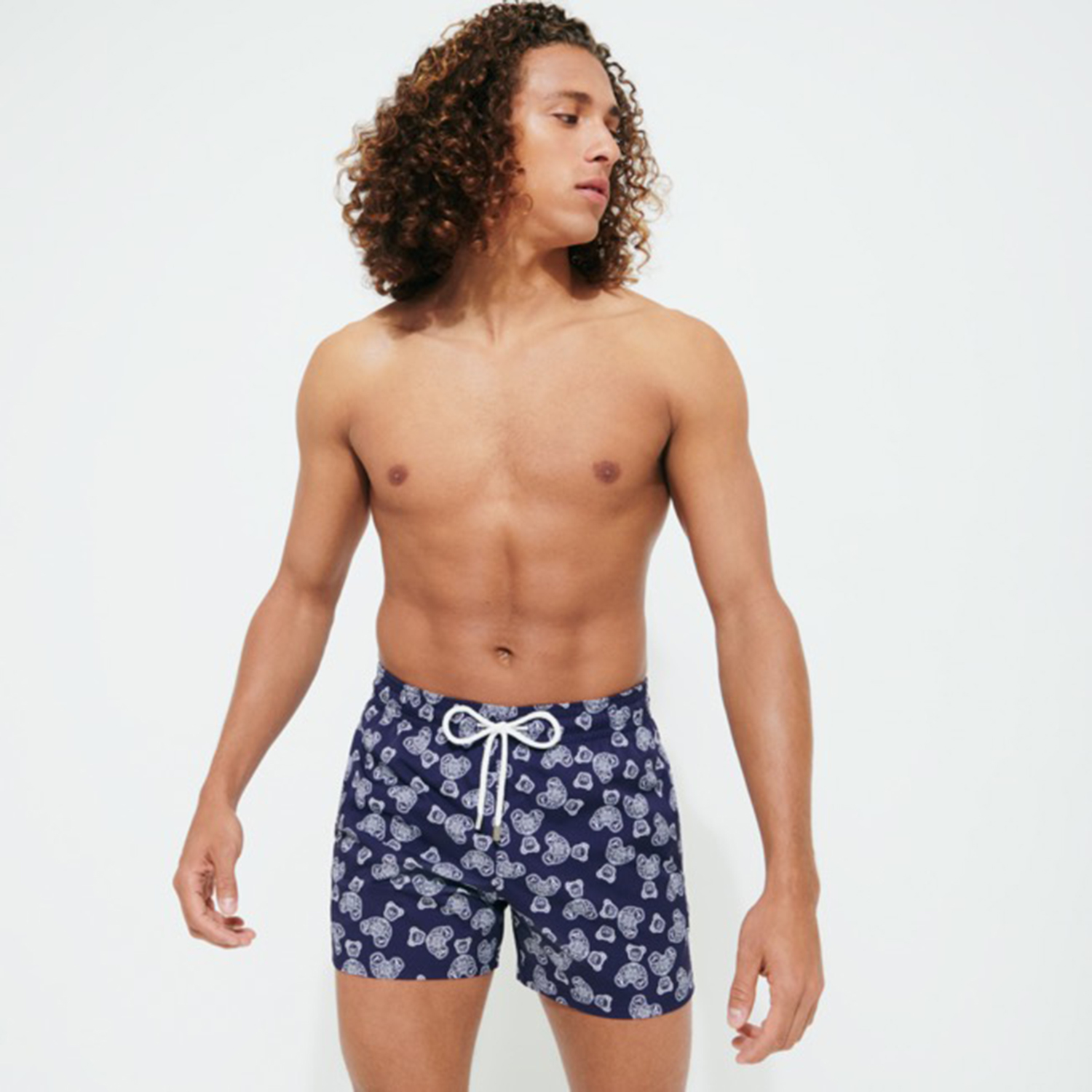 Vilebre Men's Shorts Men de maillot de bain Herringbones Turtles Summer Pantal