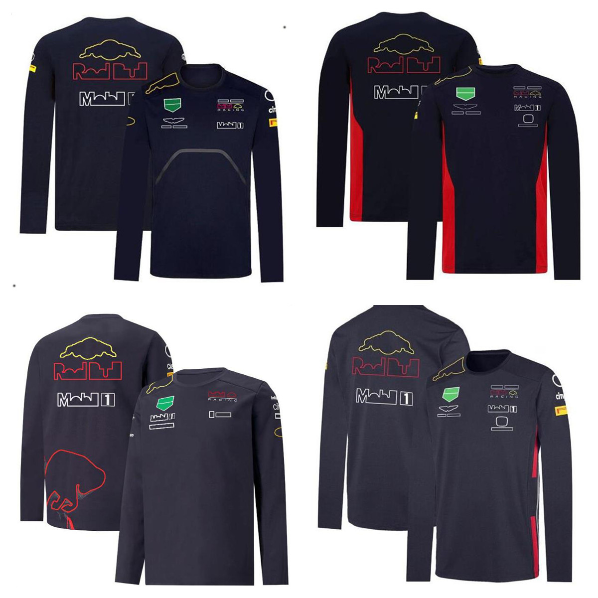 

2022F1 Formula One T-shirt Spring and Autumn Team Long Sleeve Jersey Same Custom