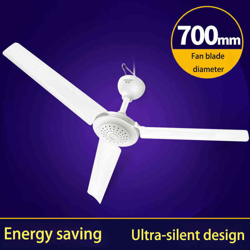 Electric Fans Hanging Fans Ceiling Fan Strong Wind for Bedroom Kitchen Living Room 3 Blades Diameter 1050mm Low Noise Mosquito Net Fan FS74 T2209-image-800538953
